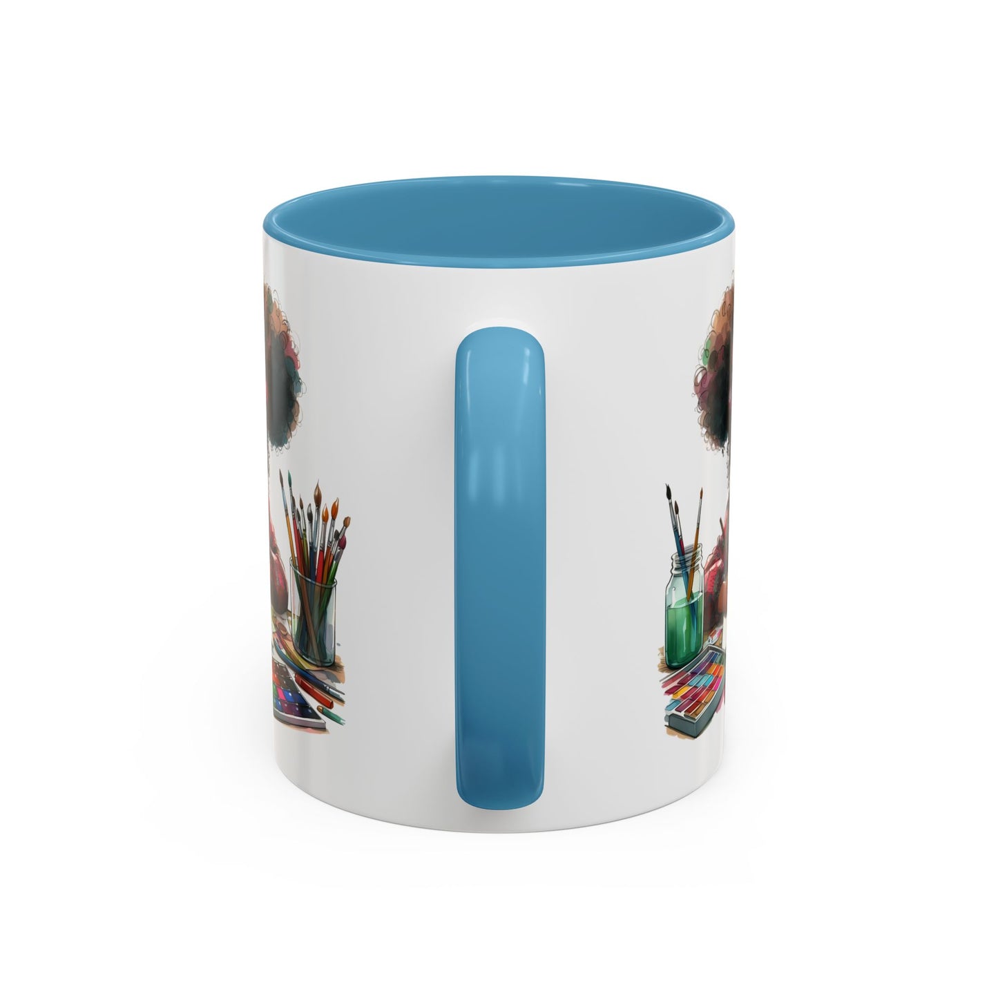 Creative Kids Coffee Mug, Art Mug, Colorful Mug, Cute Kids Mug, Gift for Artists, Unique Drinkware