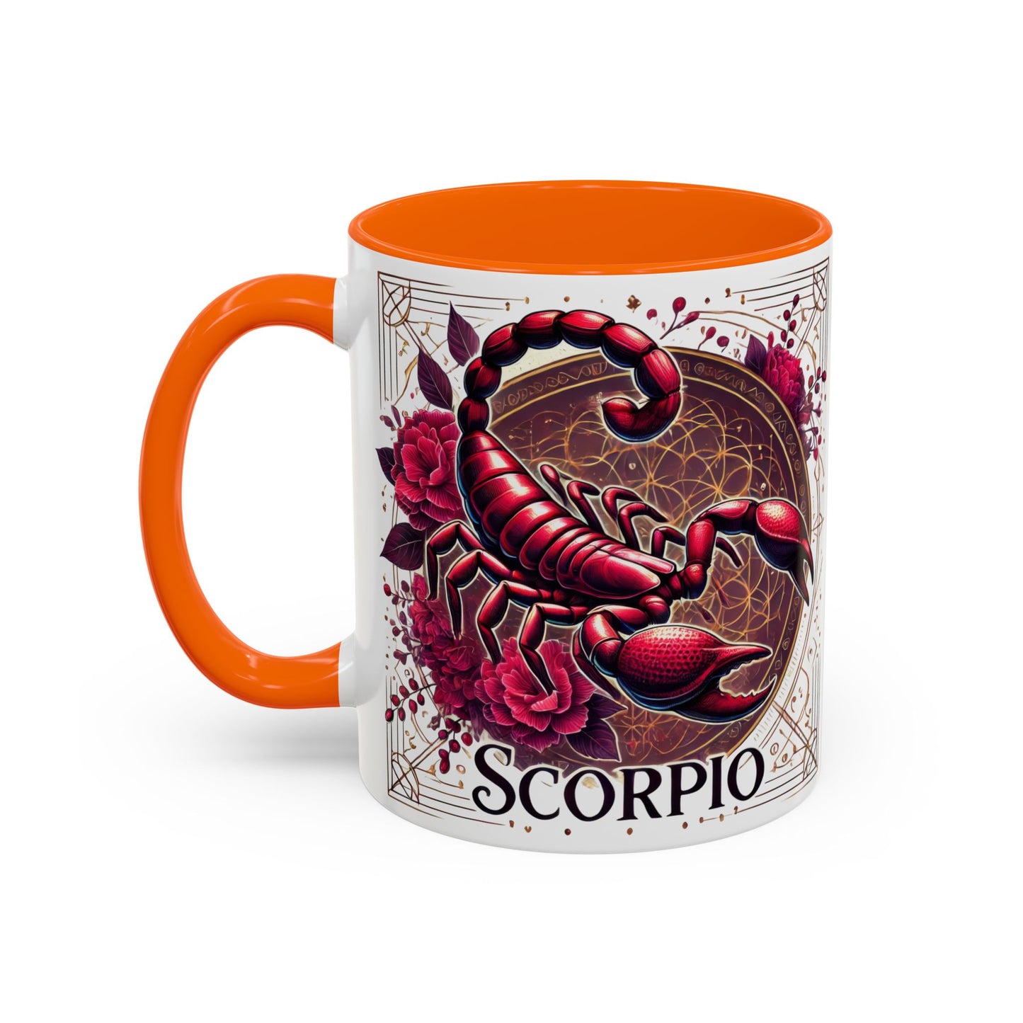 Scorpio Zodiac Accent Coffee Mug - Astrology Gift for Scorpios
