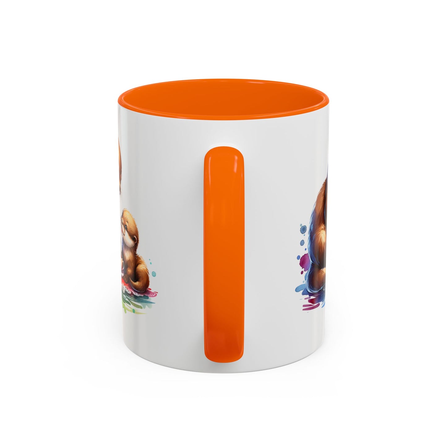 Cute Otter Family Coffee Mug | Animal Lover Gift, Holiday Mug, Tea Cup, Kid's Birthday, Home Decor