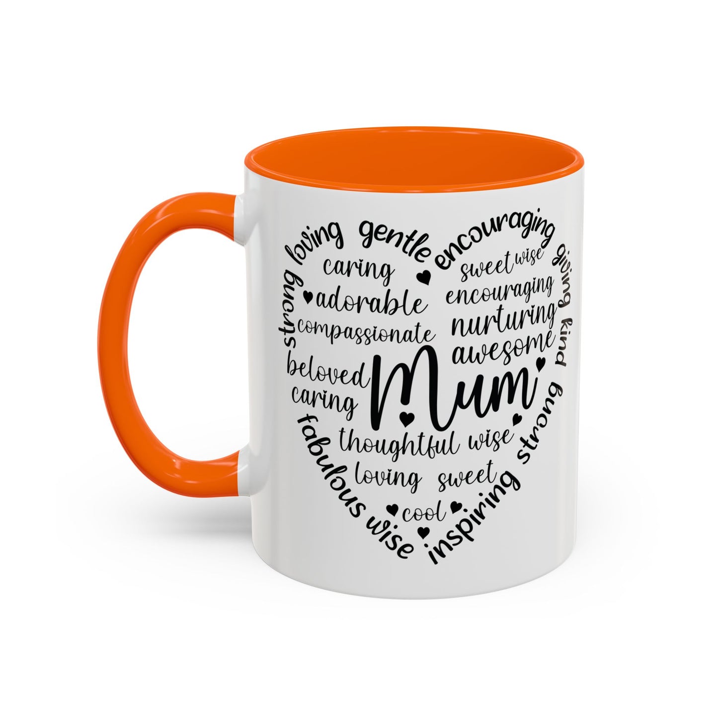 Inspirational Mum Coffee Mug - Perfect Gift for Mother’s Day, Birthdays, or Just Because, Unique Black Accent Mug