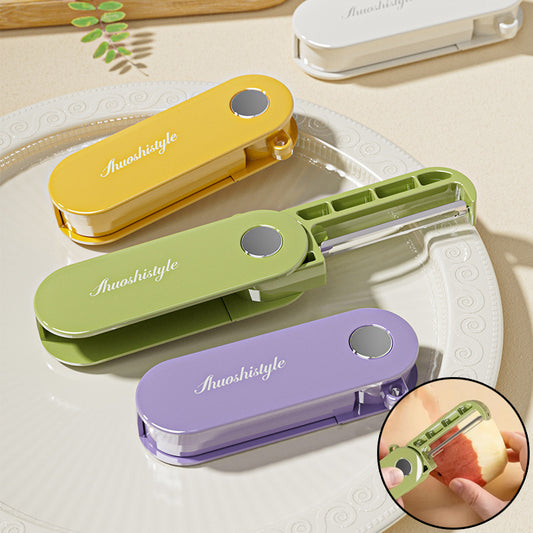 Foldable Vegetable Peeler Stainless Steel Fruit Slicer Potato Cucumber Portable Picnics Sharp Home Kitchen Accessories Tools Kitchen Gadgets