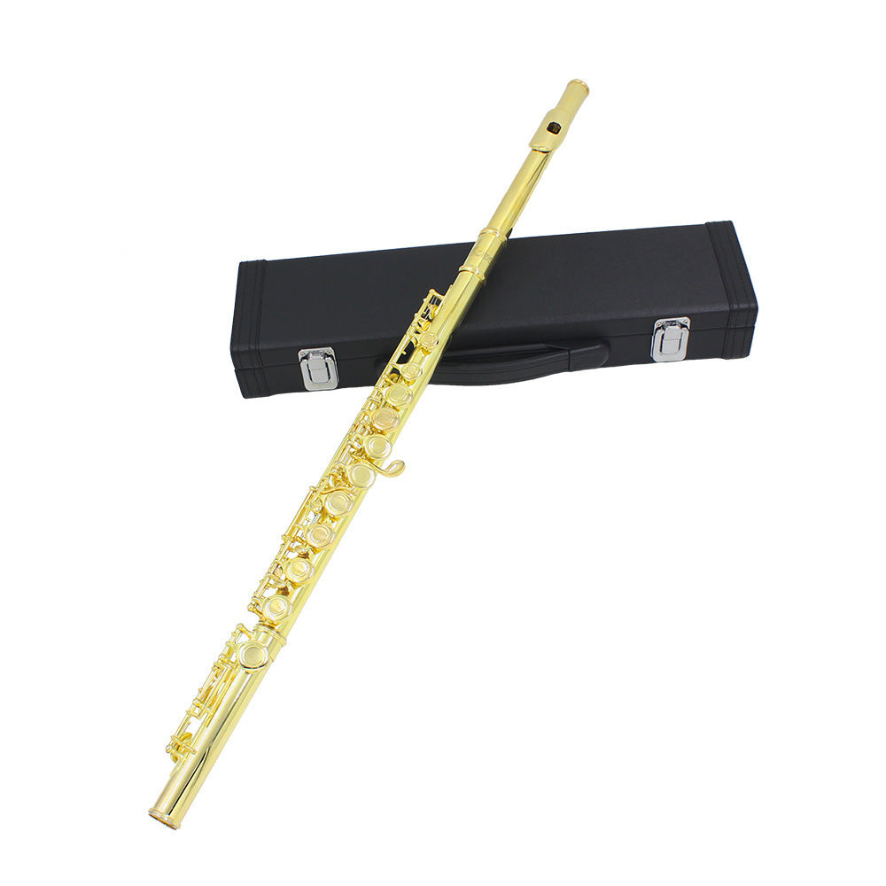 Flute 16 Holes Flute C Key White Copper Tube Body Leather Box Suitable For Beginners Grading Performance