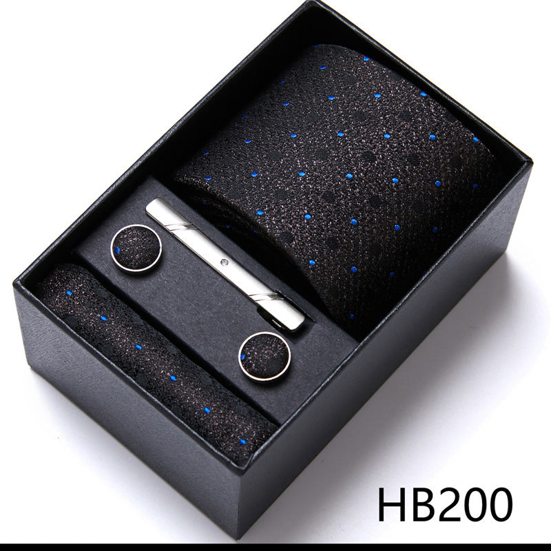 Men's Business Formal Tie Six-piece Set Gift Box
