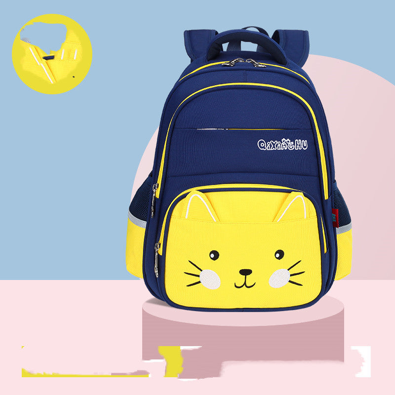 Cute Cartoon Shoulders Baby Lightweight Backpack Elementary School Schoolbag Store Hive UNIjuntos