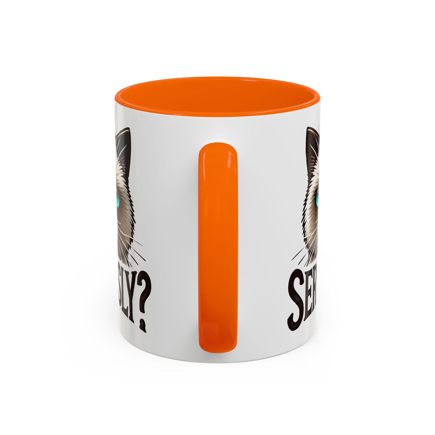 Funny Cat Accent Coffee Mug | Gift for Cat Lovers | Unique Ceramic Mug | Quirky Kitchen Decor | Humor Mug | Cat Person Gift