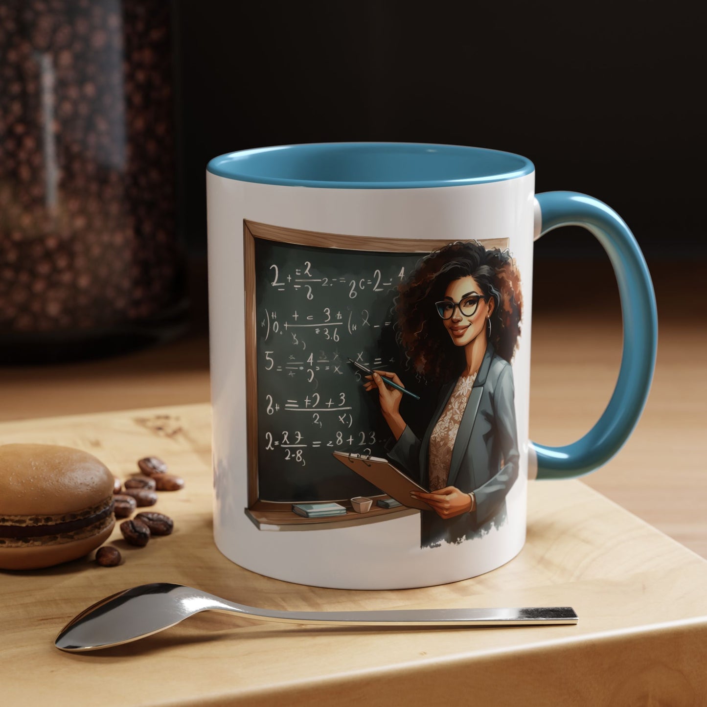 Mathematics Teacher Coffee Mug | Inspirational Gift for Educators, Black Accent Mug, Back to School Gift, Science Enthusiast, [...]