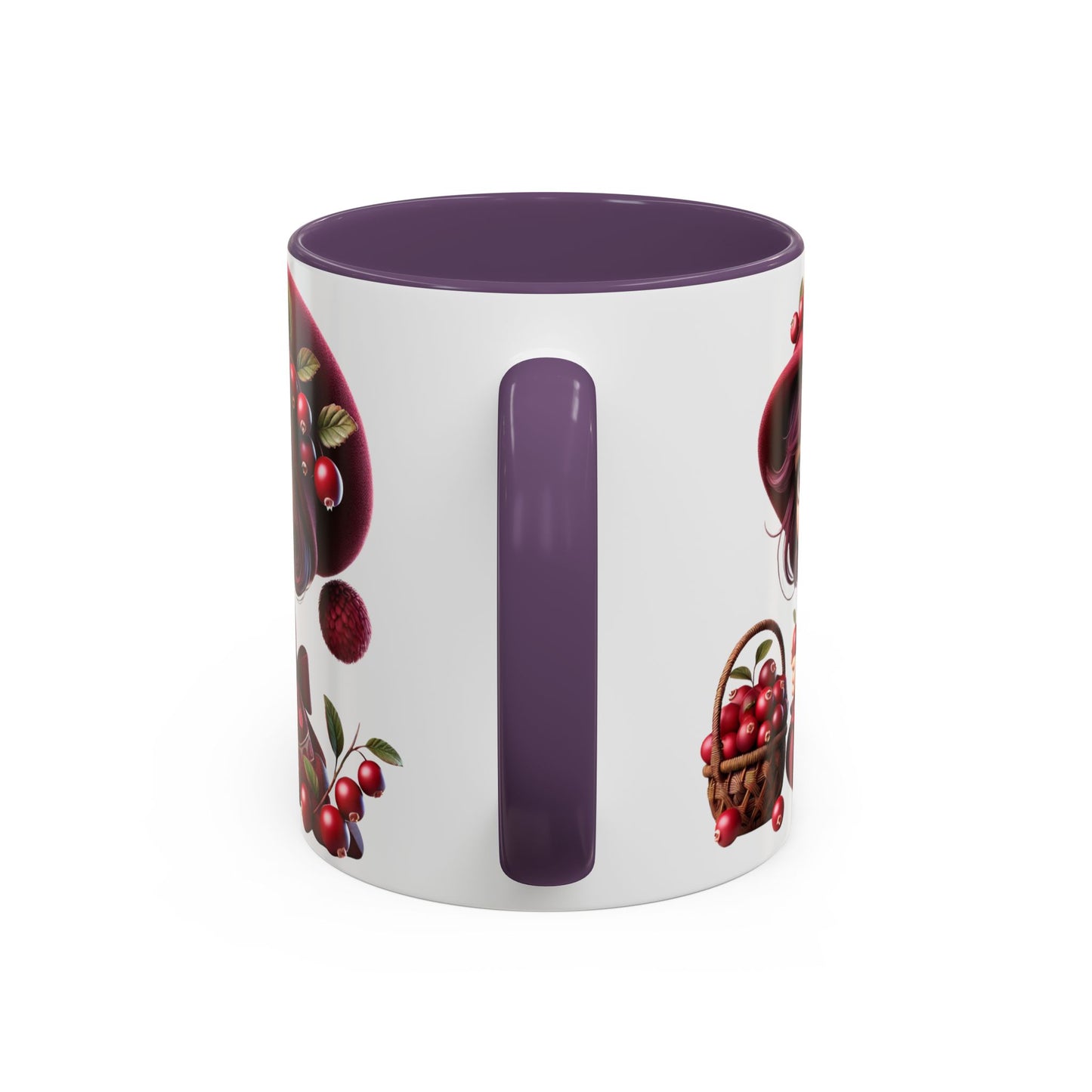 Charming Cherry Blossom Accent Coffee Mug | Cute Character Design | Perfect Gift for Tea Lovers & Special Occasions
