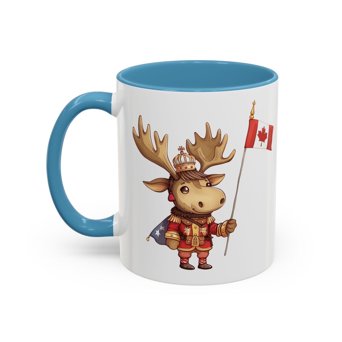 Canada Moose Accent Coffee Mug, Funny Moose Mug, Canadian Gift, Cute Animal Mug, Canada Day Mug, Holiday Coffee Cup