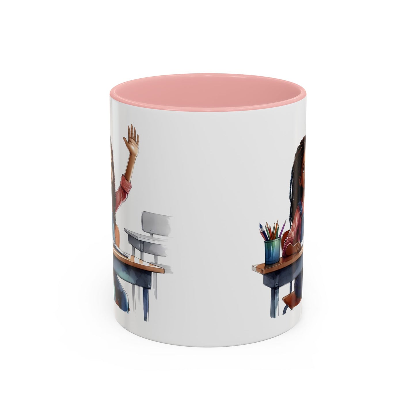 Cheerful Kids' Coffee Mug, Classroom Theme, Back to School Gift, Teacher Appreciation, Personalized Drinkware, Cute Art for Kids