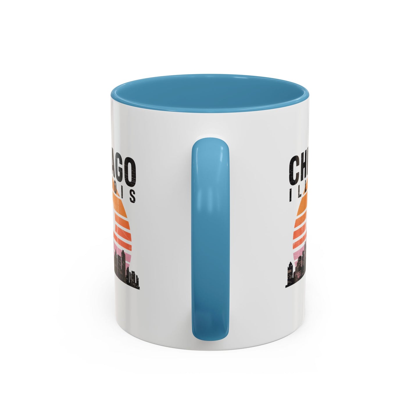 Chicago Skyline Accent Coffee Mug | Perfect Gift for Coffee Lovers, City Souvenir, Home Décor, Travel Memento, Chicago Enthusiasts
