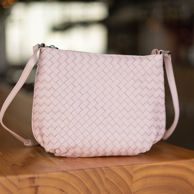 New Pure Sheepskin Hand-woven Bag