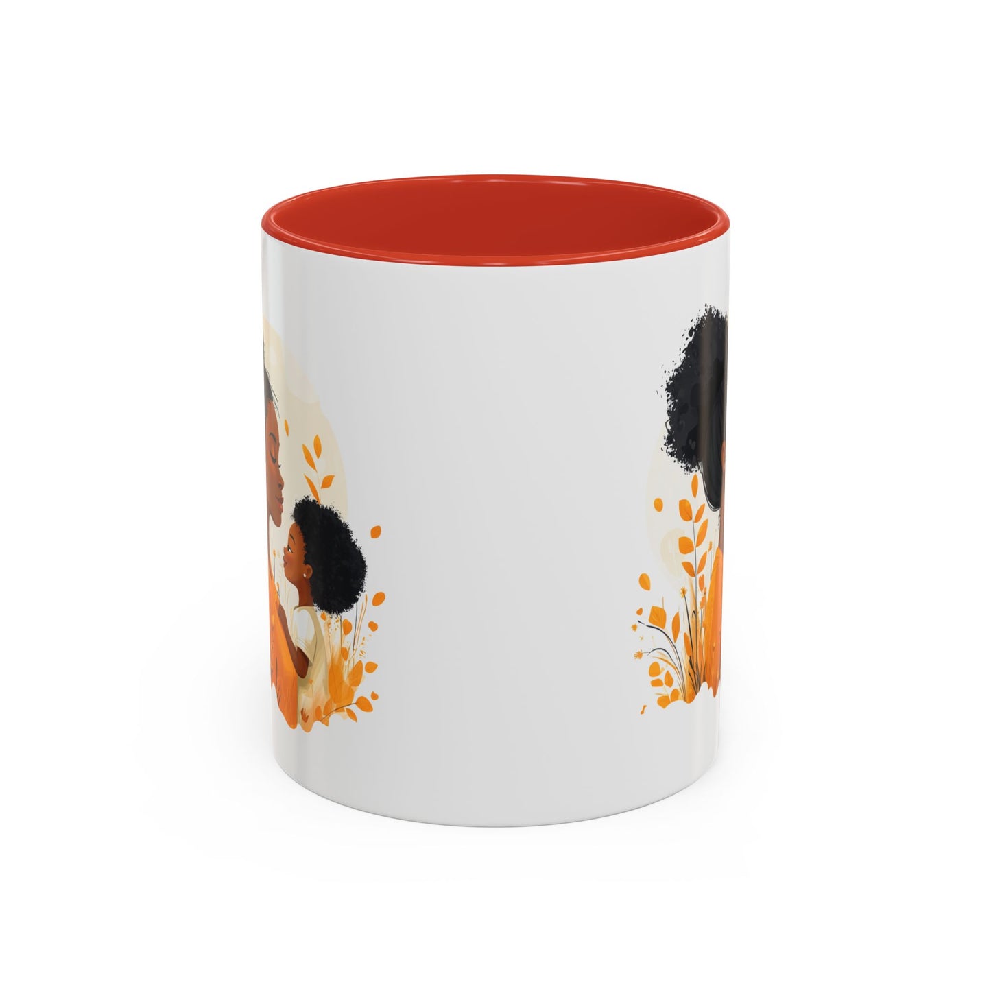 Warm Embrace Accent Coffee Mug | Perfect Gift for Mother's Day, Cozy Drinkware for Moms, Tea Lovers, Family Moments