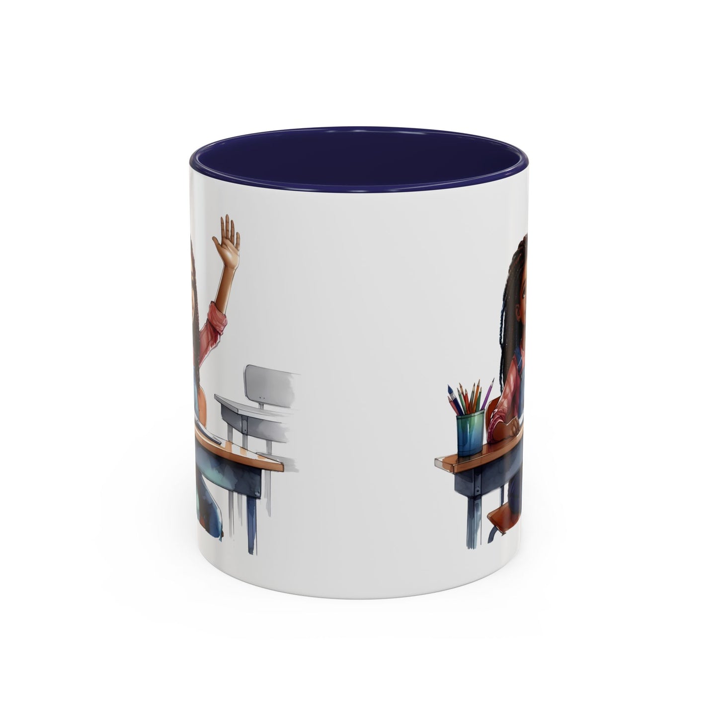 Cheerful Kids' Coffee Mug, Classroom Theme, Back to School Gift, Teacher Appreciation, Personalized Drinkware, Cute Art for Kids