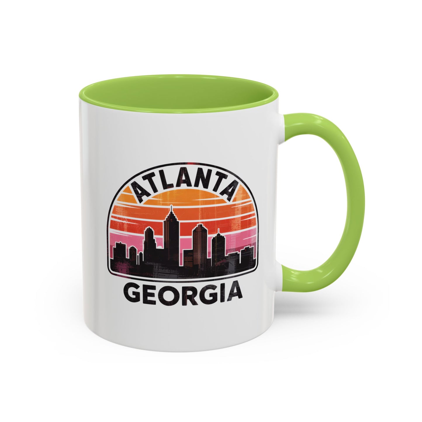 Vibrant Atlanta Coffee Mug - Perfect for Home or Office, Gift for Coffee Lovers, Souvenir for Travelers, Georgia Pride