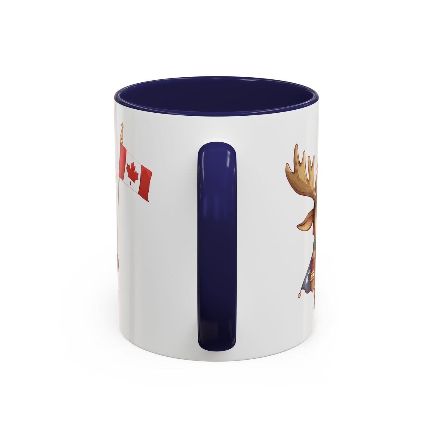 Canada Moose Accent Coffee Mug, Funny Moose Mug, Canadian Gift, Cute Animal Mug, Canada Day Mug, Holiday Coffee Cup