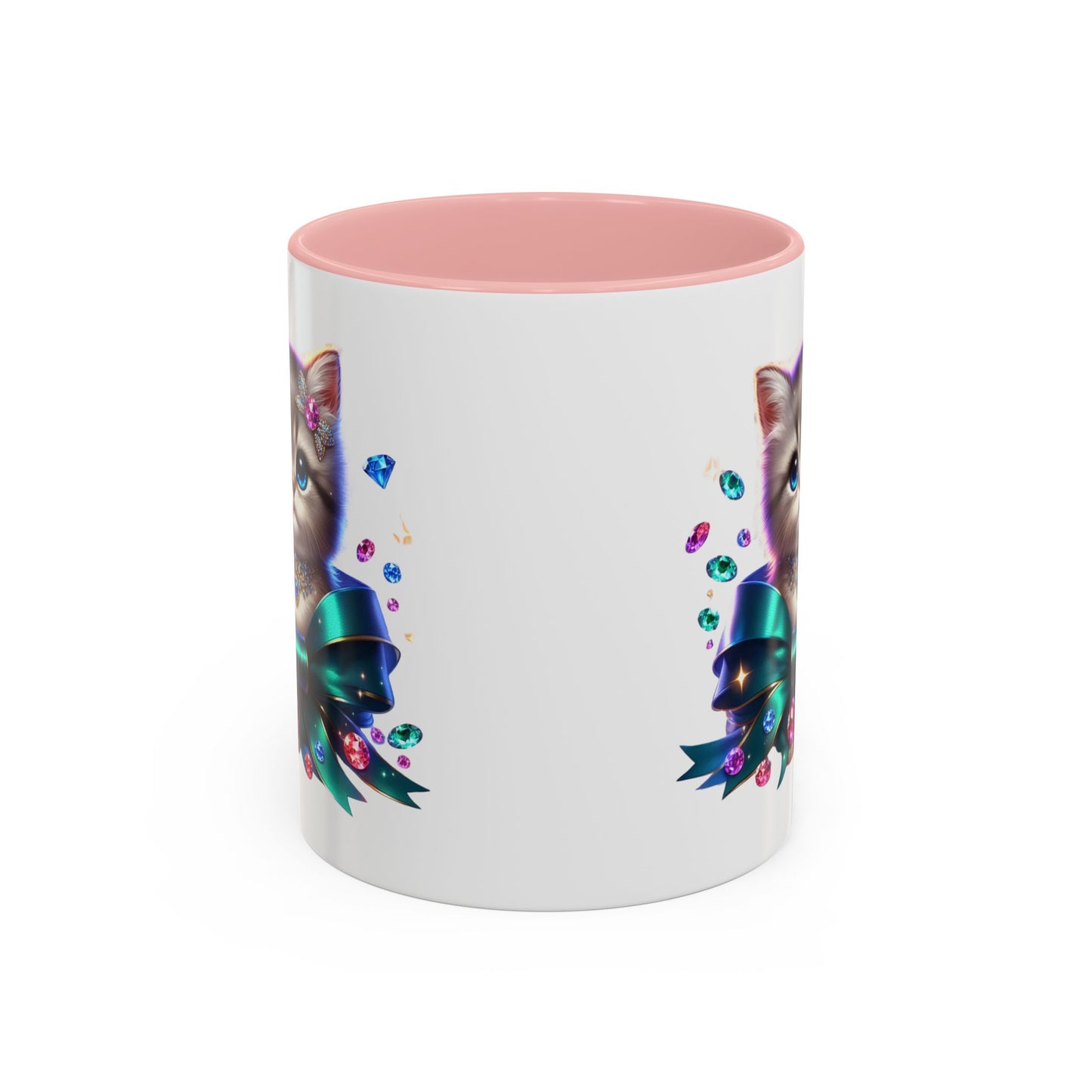 Cute Cat Accent Mug - Perfect Gift for Cat Lovers, Animal Enthusiasts, Birthdays, Housewarmings, Pet Adoption Celebrations