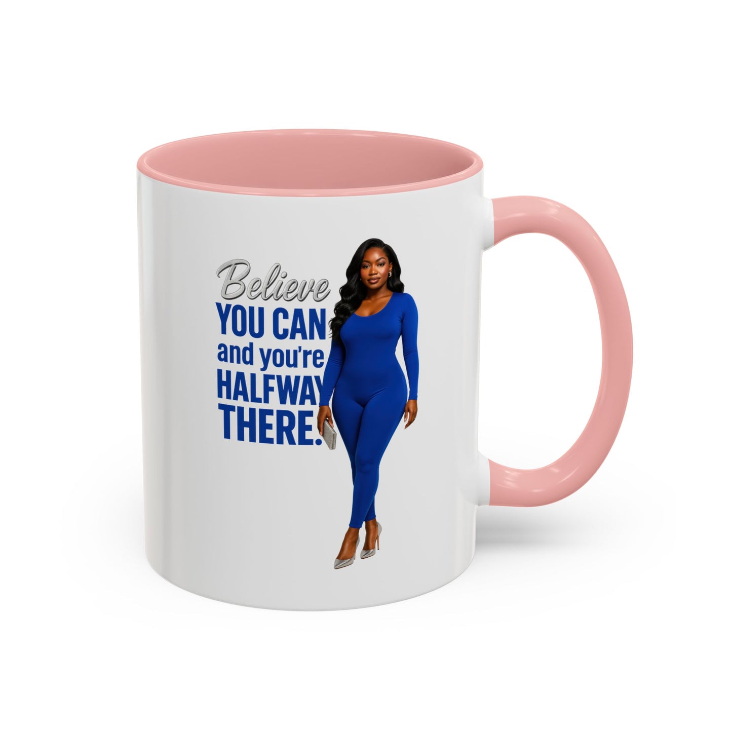 Motivational Coffee Mug, Believe You Can Inspirational Mug, Office Gift, Birthday Gift, Self-Empowerment Mug, Positive Vibes, Fun Quote Cup