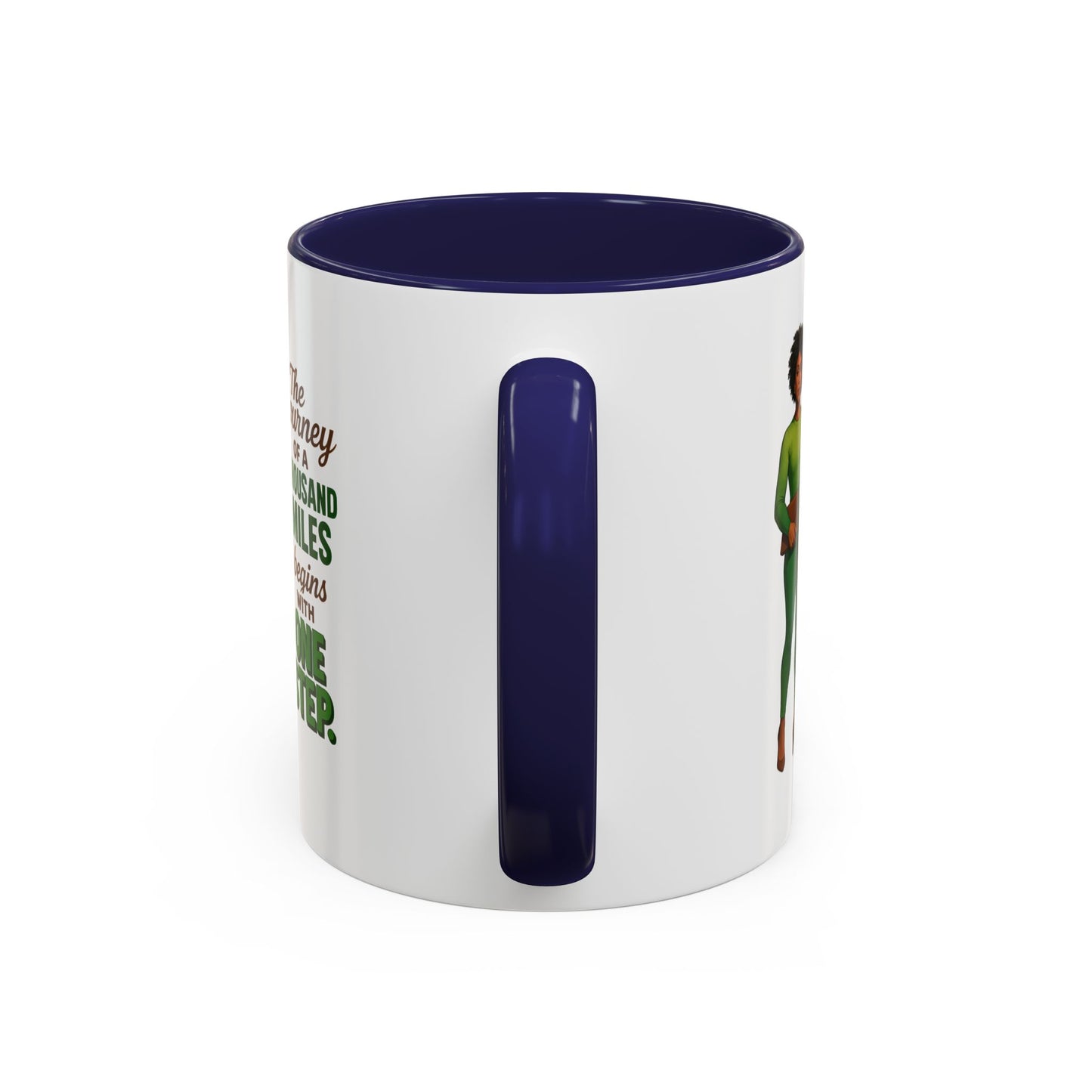 Inspirational Accent Coffee Mug - Motivational Quote Mug, Unique Gift for Her, Empowerment Coffee Cup, Coffee Lover's Gift, Tea Mug