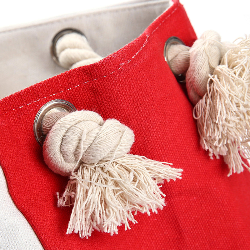 Creative Hemp Rope Striped Bag Casual Fashion Color Matching