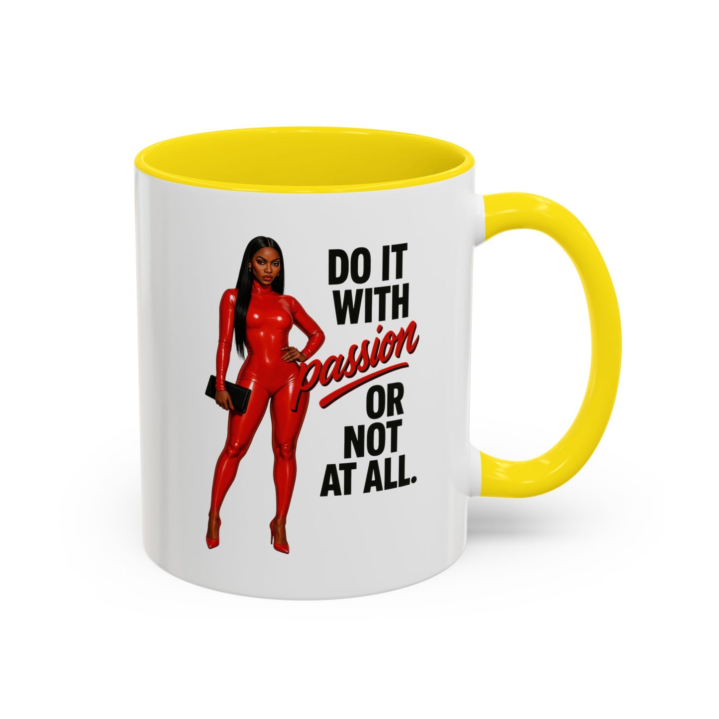 Vibrant Passionate Coffee Mug - Perfect for Tea Lovers, Gift for Friends, Motivational Drinkware, Unique Office Coffee Cup