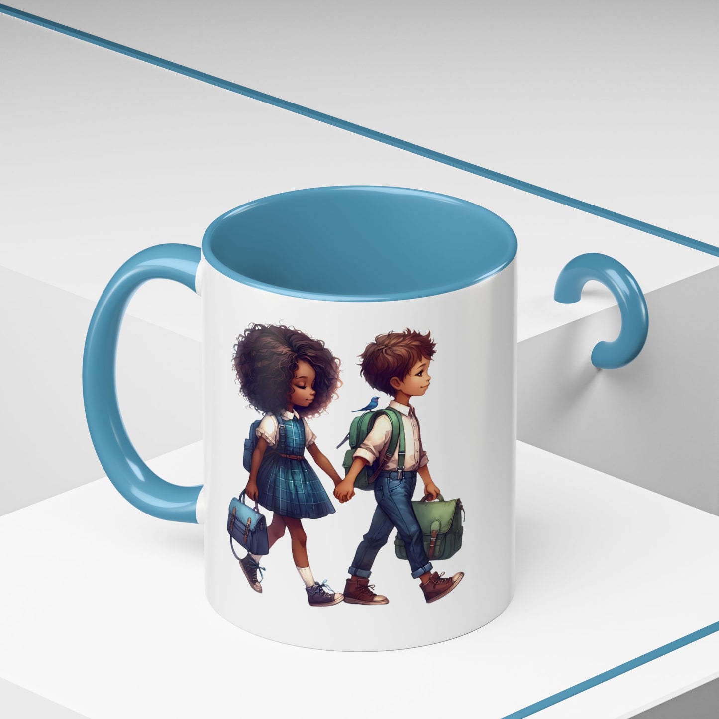 Kids' Adventure Coffee Mug - Perfect for Back to School, Cute Illustrations, Gift for Teachers, Children, and Artwork Lovers