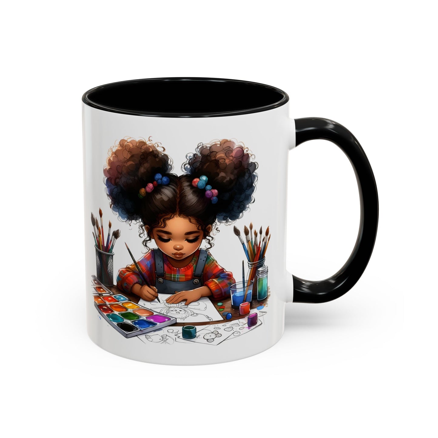 Creative Artist Coffee Mug, Colorful Art Mug, Gift for Artists, Studio Mug, Hot Beverage Cup, Unique Drinkware