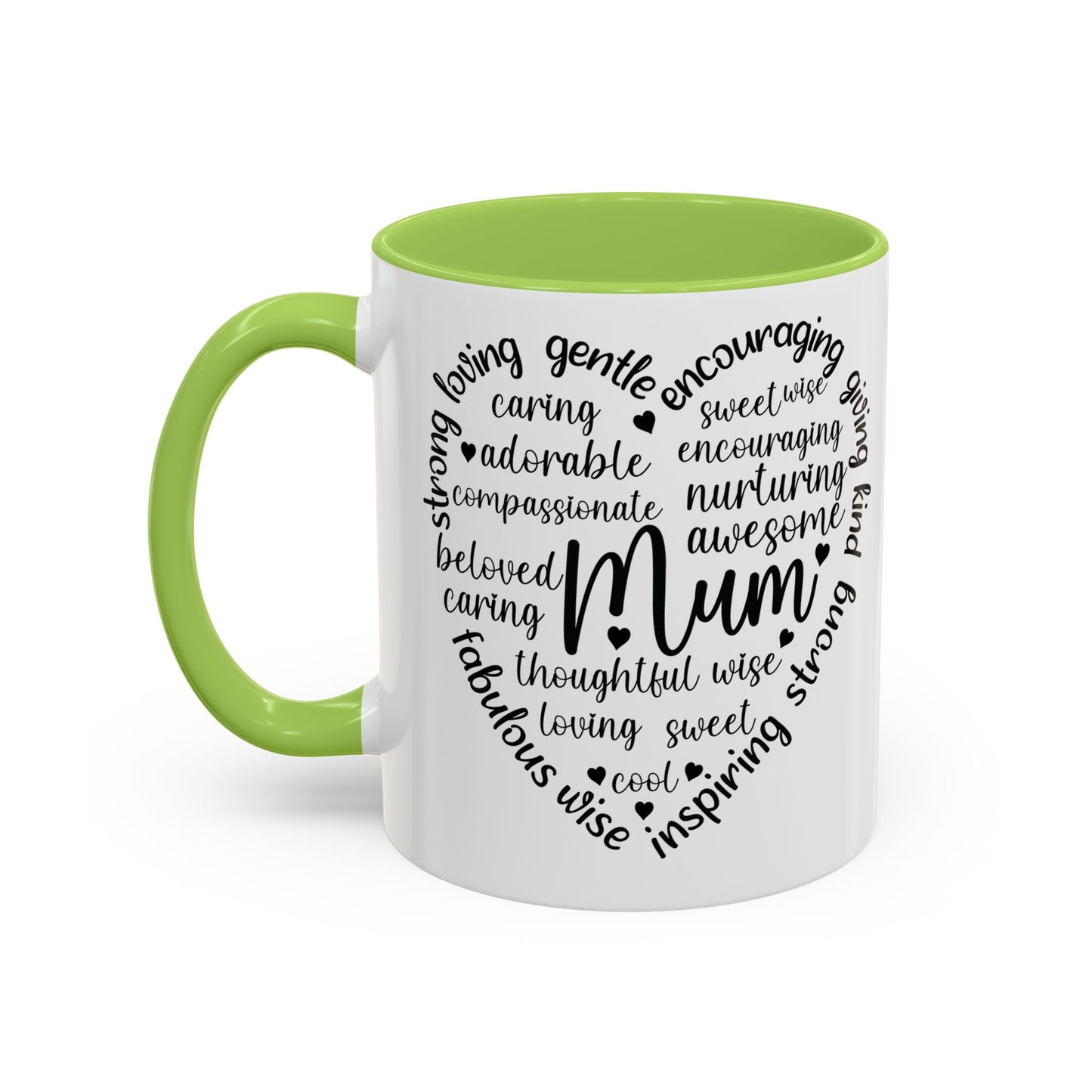 Inspirational Mum Coffee Mug - Perfect Gift for Mother’s Day, Birthdays, or Just Because, Unique Black Accent Mug