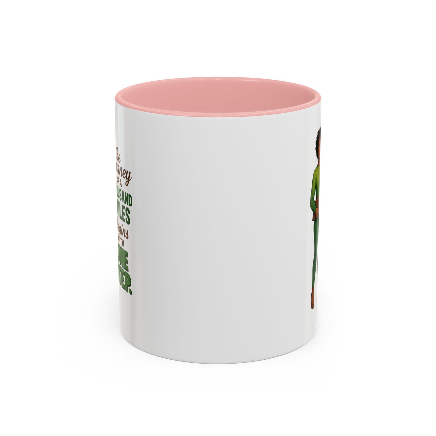 Inspirational Accent Coffee Mug - Motivational Quote Mug, Unique Gift for Her, Empowerment Coffee Cup, Coffee Lover's Gift, Tea Mug