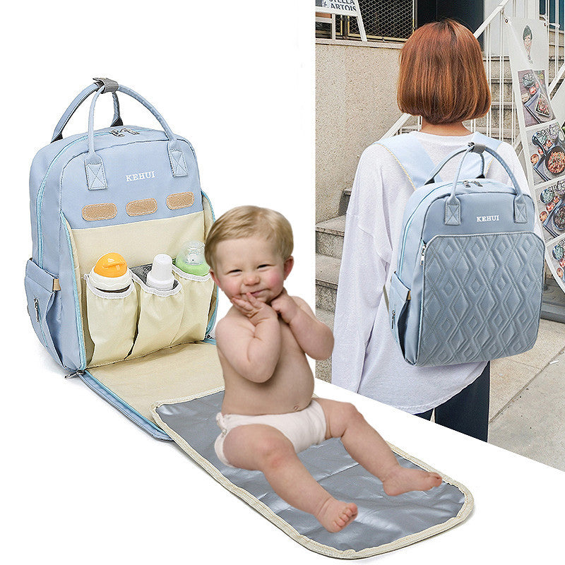 Fashionable Maternity Large Capacity Double Shoulder Handheld Lightweight Backpack