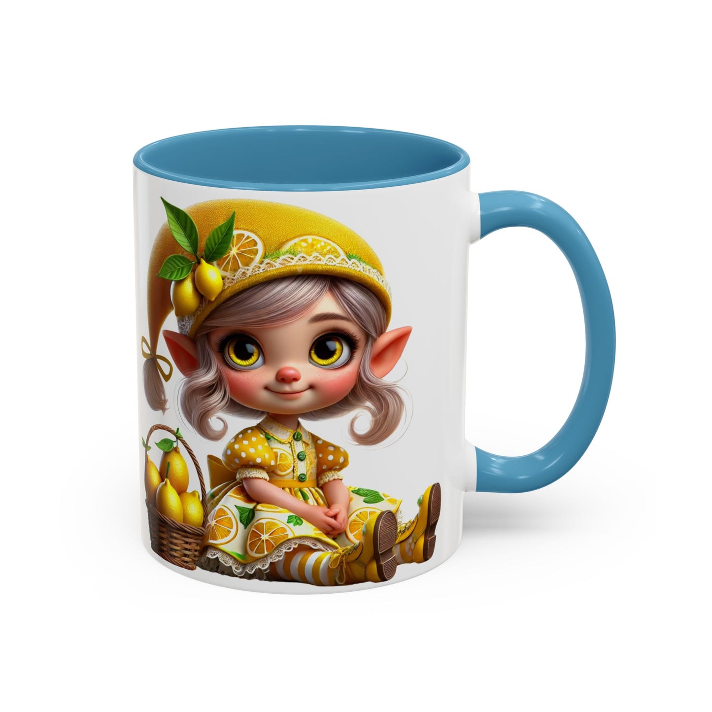Whimsical Lemon Elf Coffee Mug - Perfect Gift for Spring & Summer