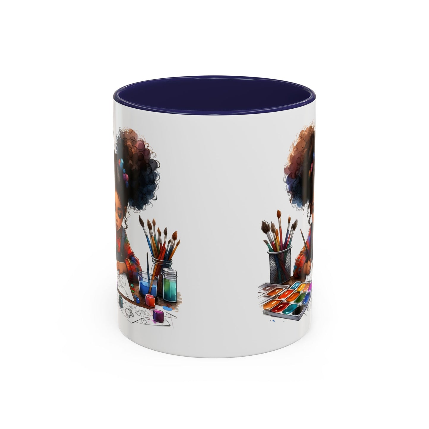 Creative Artist Coffee Mug, Colorful Art Mug, Gift for Artists, Studio Mug, Hot Beverage Cup, Unique Drinkware