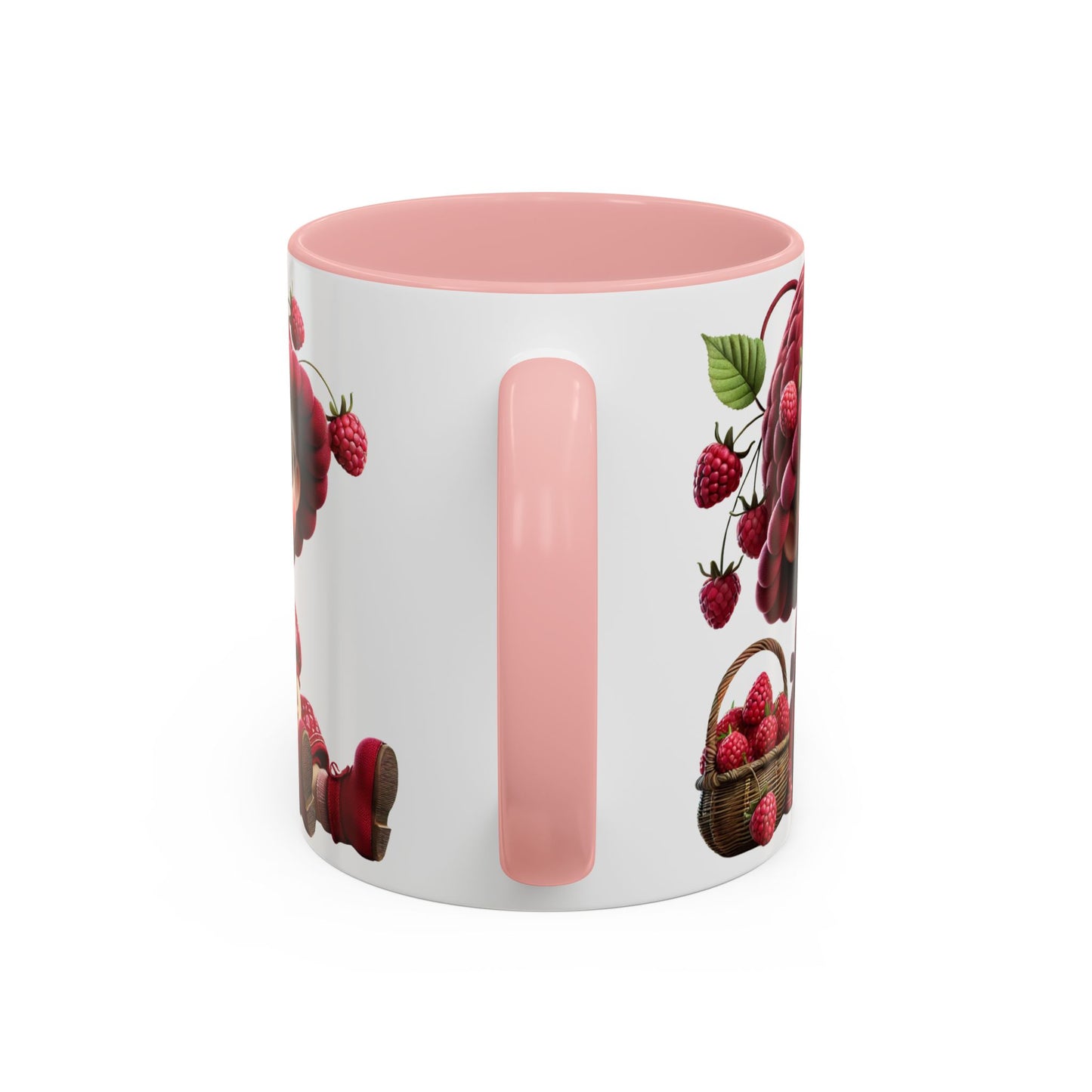 Whimsical Raspberry Character Coffee Mug - 11oz & 15oz