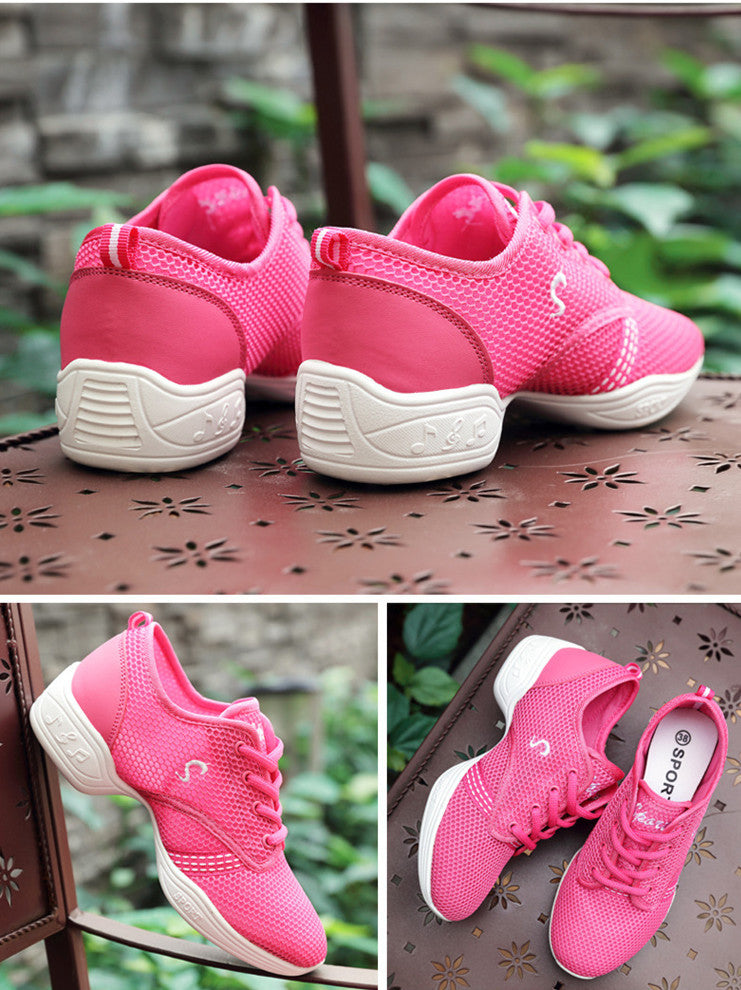 Mesh dance shoes