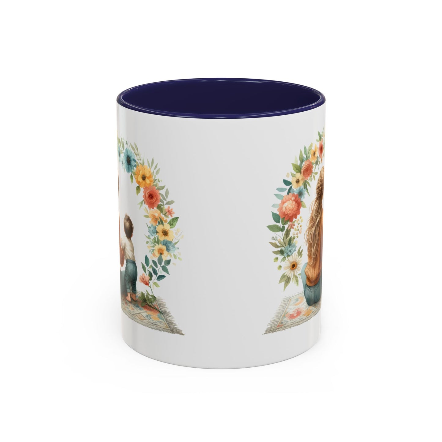 Warm Floral Family Coffee Mug - Perfect Gift for Moms, Home Decor, Cozy Vibes, Mother's Day, Tea Lovers, Baby Showers