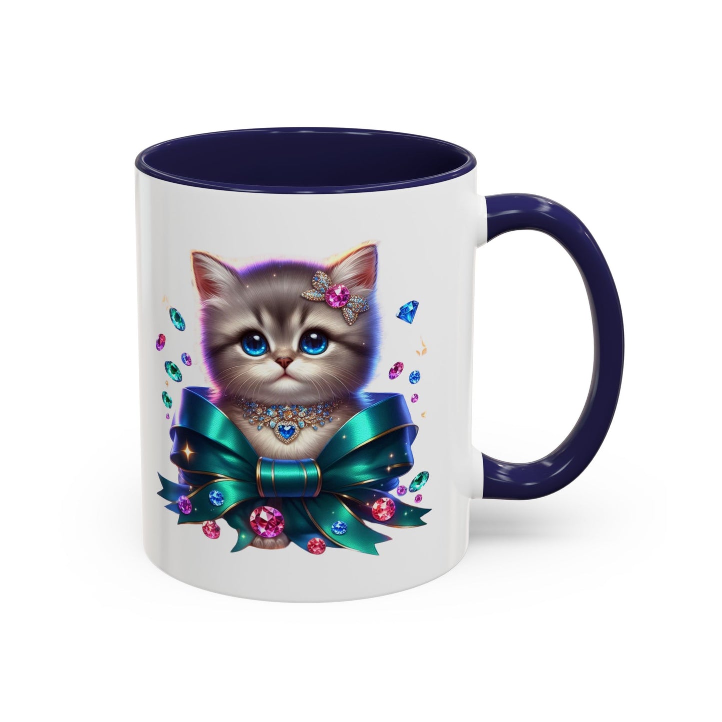 Cute Cat Accent Mug - Perfect Gift for Cat Lovers, Animal Enthusiasts, Birthdays, Housewarmings, Pet Adoption Celebrations