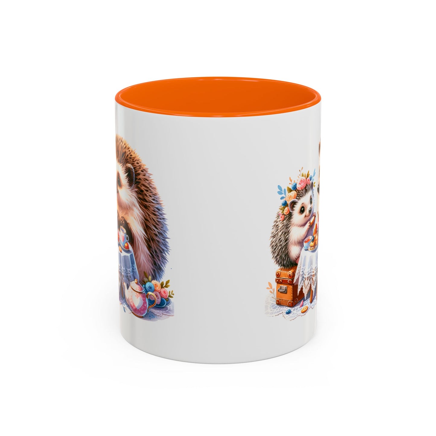 Adorable Hedgehog Accent Coffee Mug - Cute Animal Lover Gift, Nature Coffee Cup, Home & Kitchen Decor, Perfect for Friends & Family