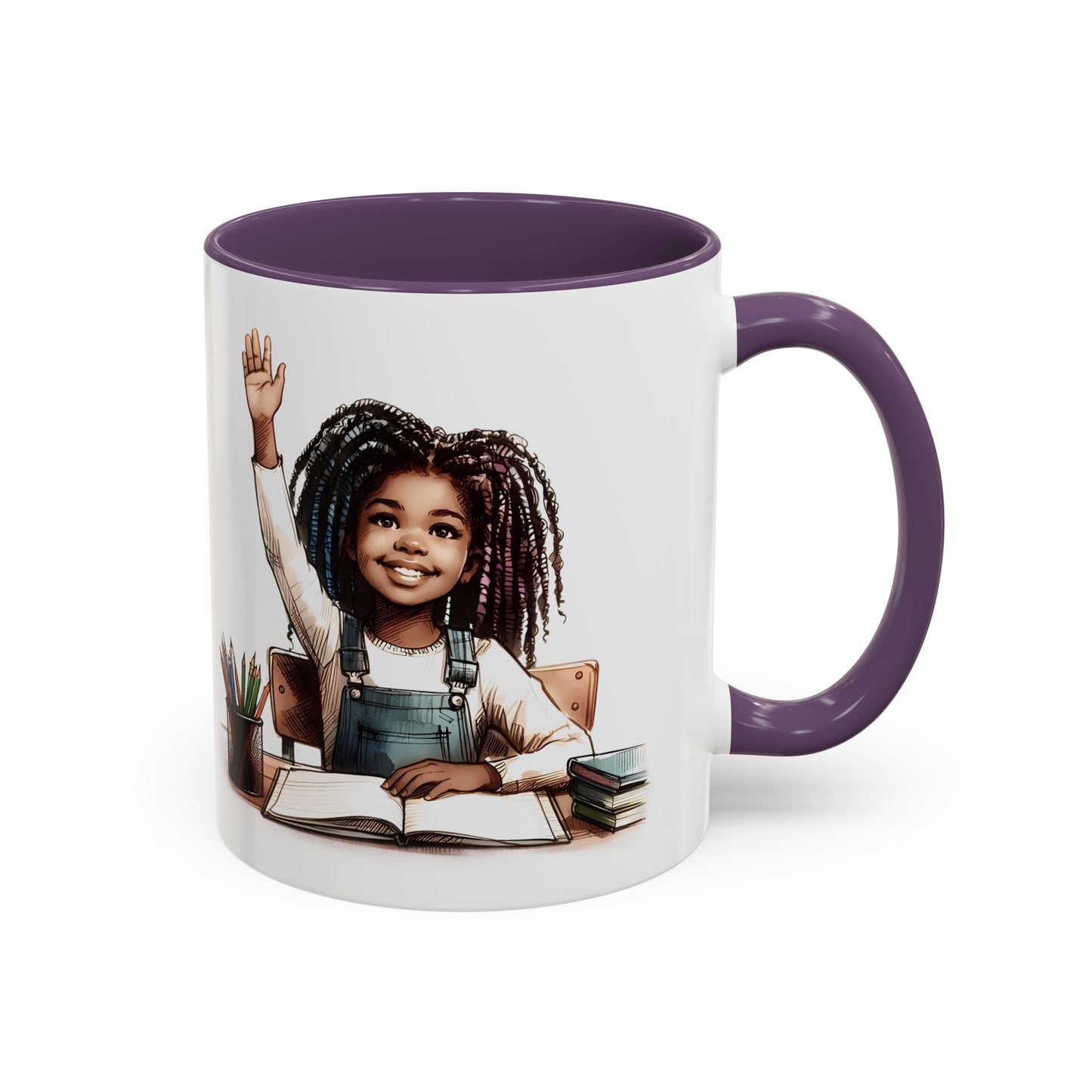 Cheerful Kids' Coffee Mug, Empowering Gift for Students, Classroom, Back to School, Fun Celebrate Learning Mug