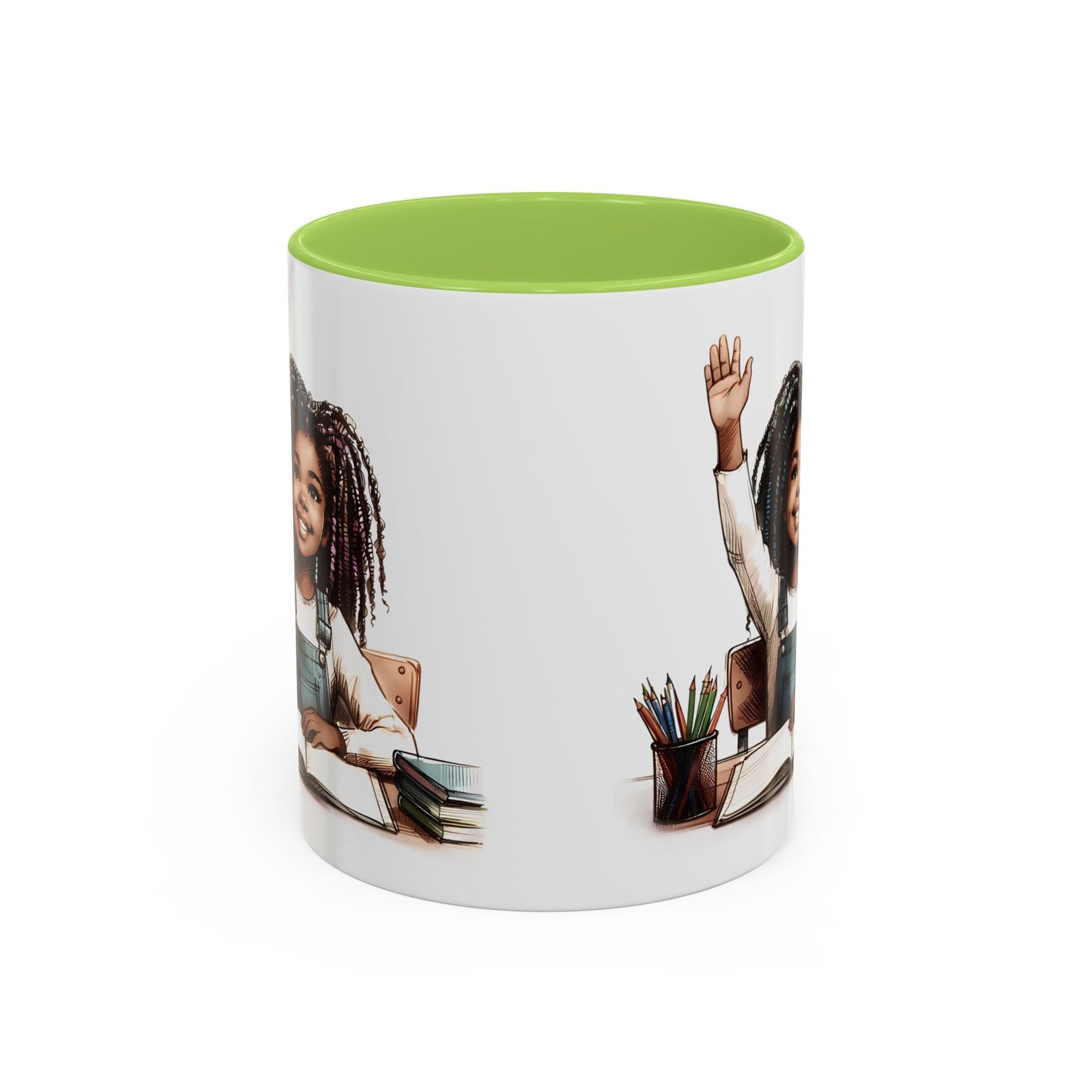 Cheerful Kids' Coffee Mug, Empowering Gift for Students, Classroom, Back to School, Fun Celebrate Learning Mug