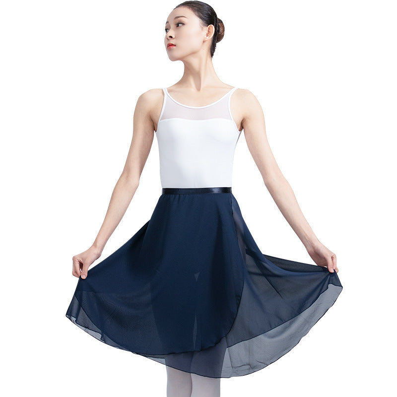 Chiffon Lace-up Ballet Clothes Skirt