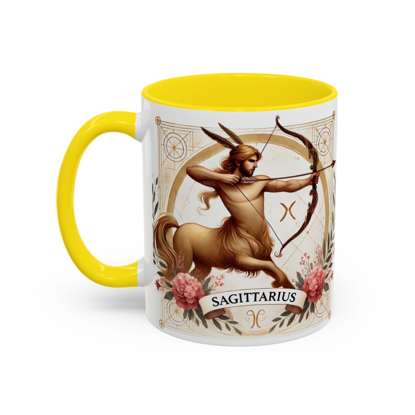 Sagittarius Accent Coffee Mug – 11oz & 15oz – Zodiac Inspired Gift for Astrology Lovers