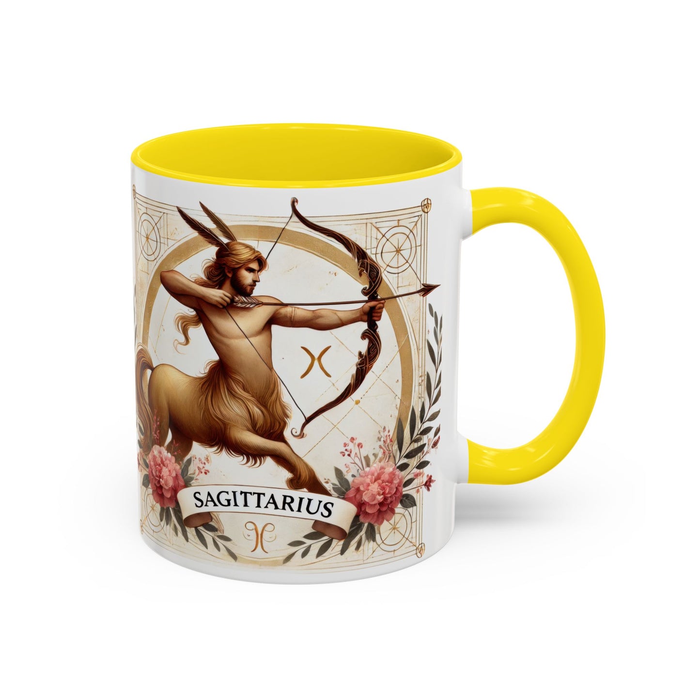 Sagittarius Accent Coffee Mug – 11oz & 15oz – Zodiac Inspired Gift for Astrology Lovers