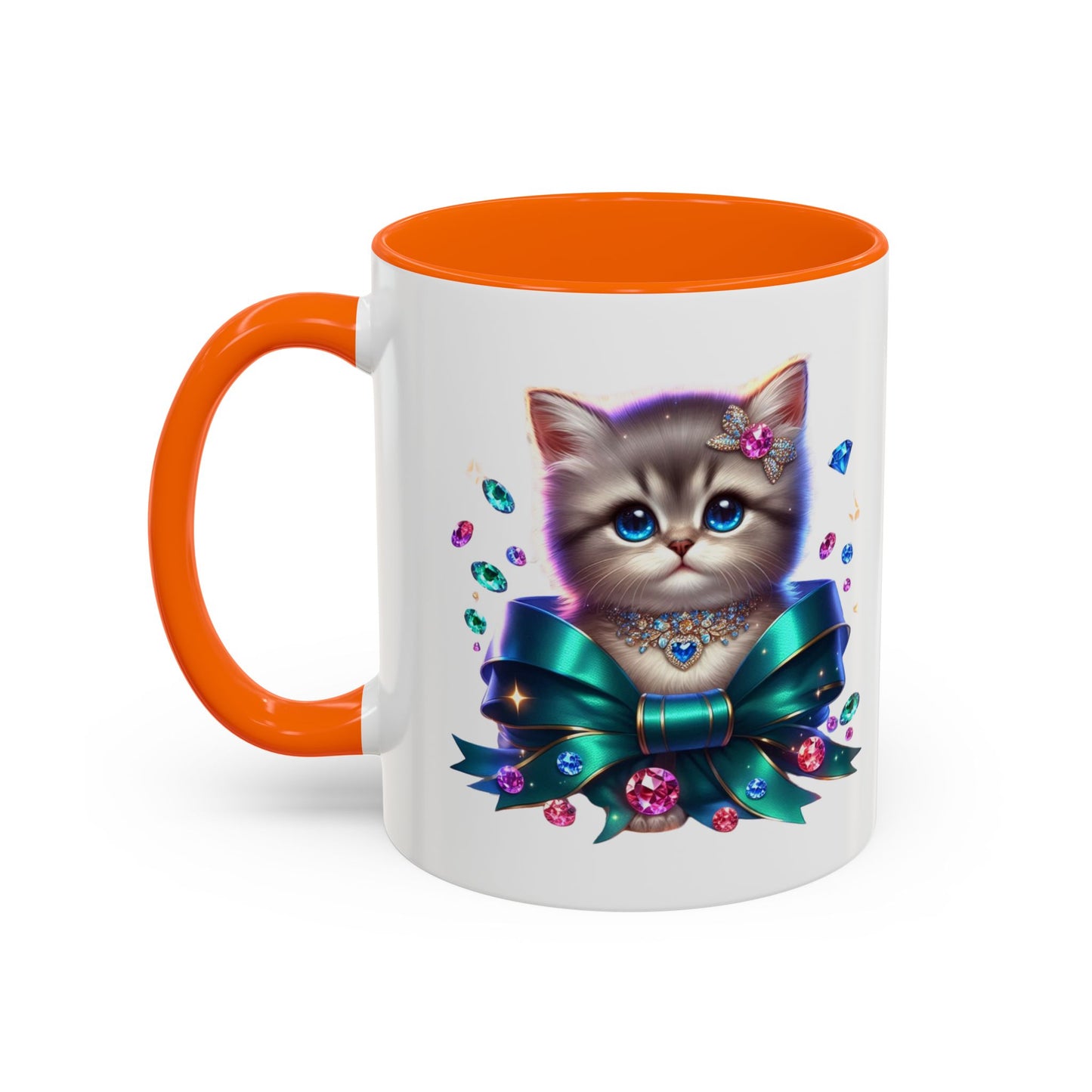 Cute Cat Accent Mug - Perfect Gift for Cat Lovers, Animal Enthusiasts, Birthdays, Housewarmings, Pet Adoption Celebrations