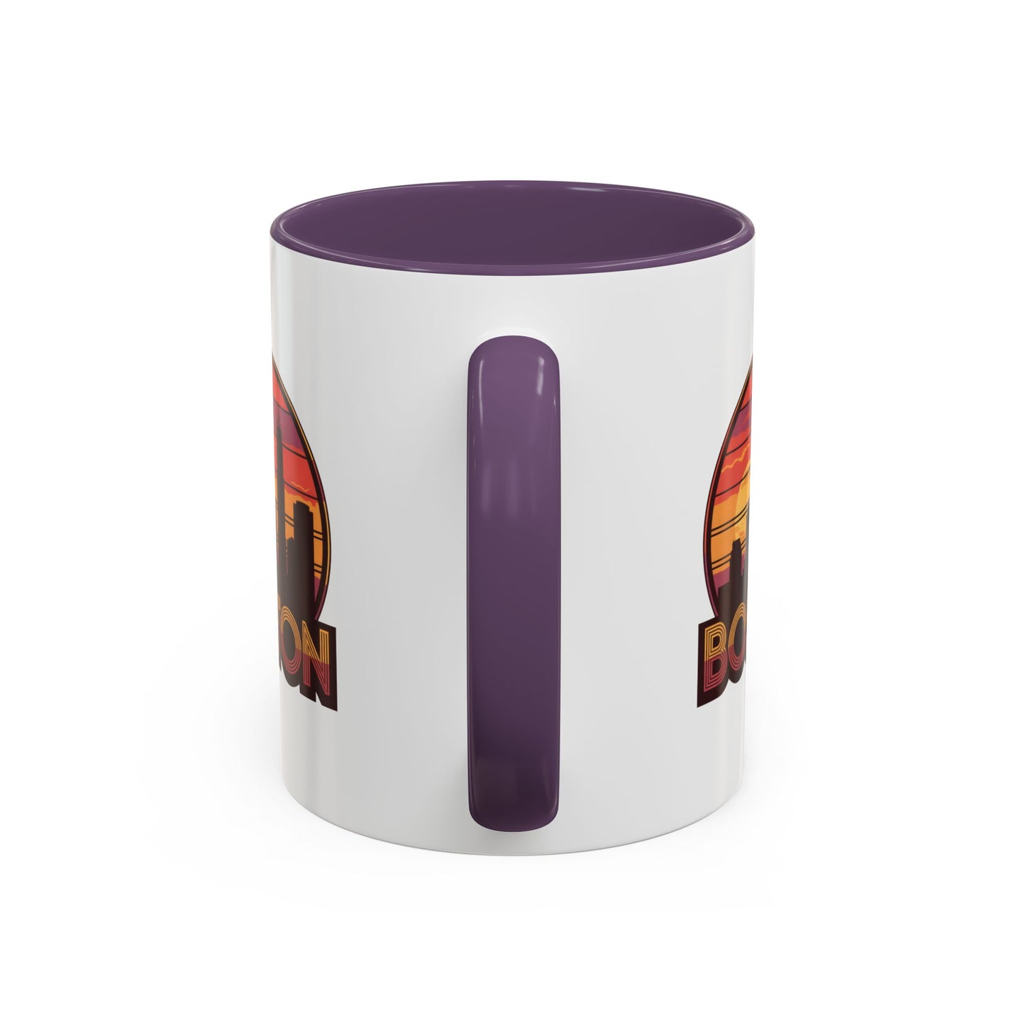 Boston Sunset Accent Coffee Mug, Unique Gift for Boston Lovers, Travel Souvenir, Home Decor, Coffee Lover's Gift, 11oz 15oz Options