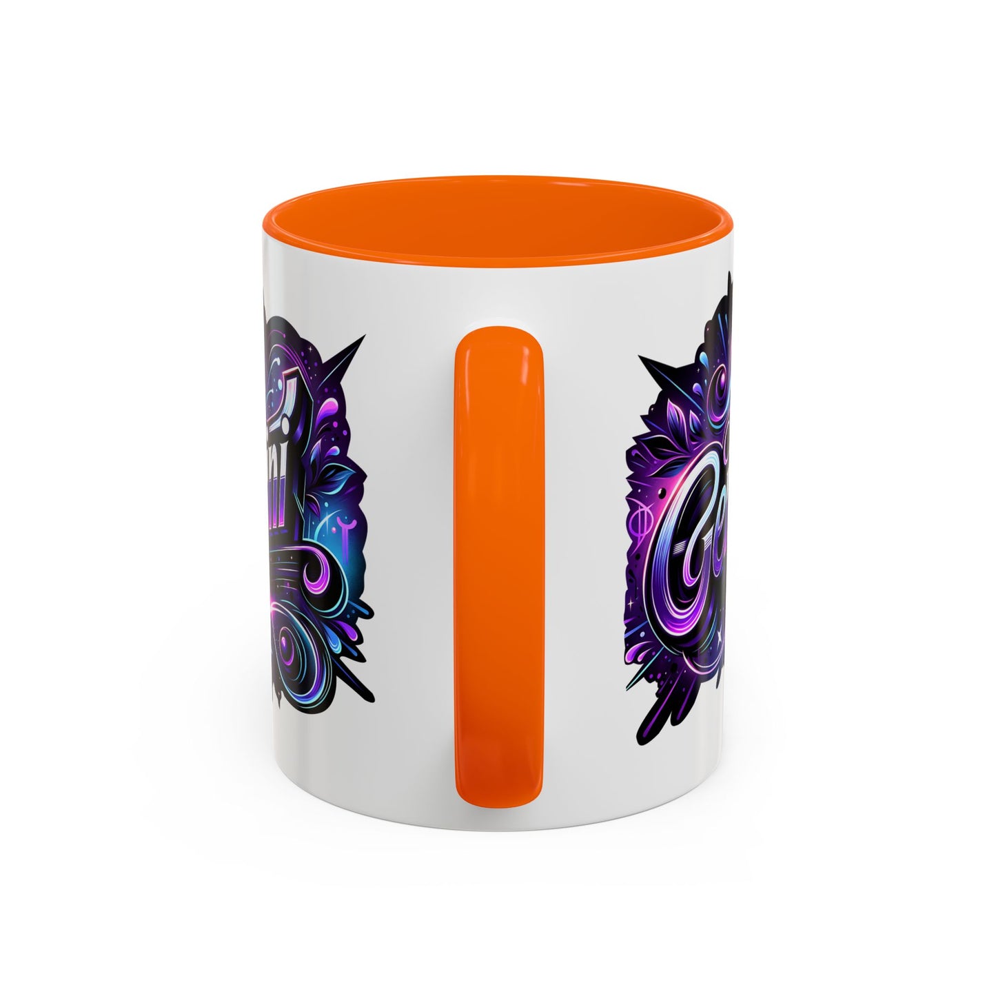 Gemini Accent Coffee Mug - Colorful Astrology Mug, Horoscope Gift, Zodiac Lover's Mug, Unique Coffee Cup, Personalised Birthday Gift