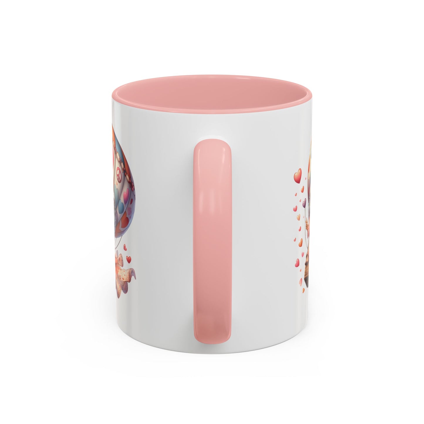 Whimsical Hot Air Balloon Coffee Mug, Cute Couple Mug, Gift for Coffee Lovers, Tea Lover's Gift, Valentine's Day Mug, Birthday Gift