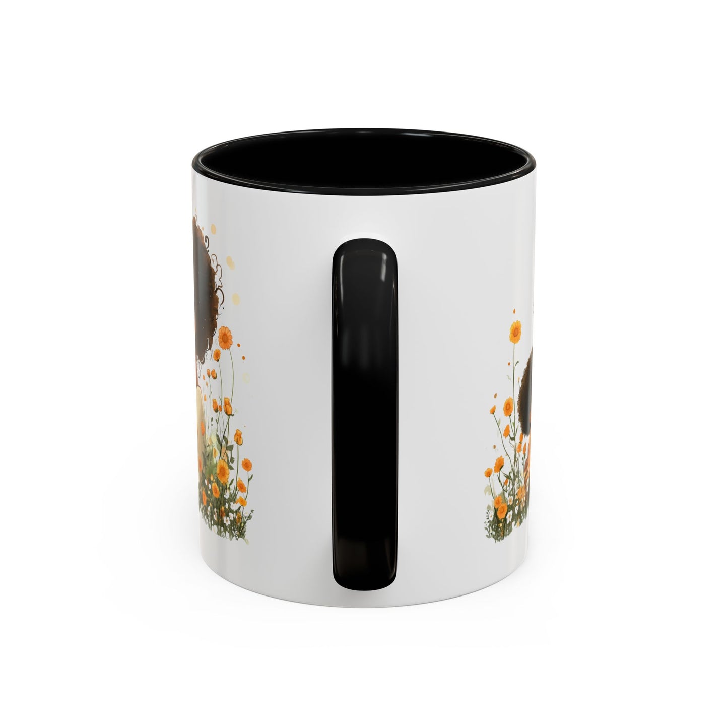 Emotional Motherhood Coffee Mug, Floral Mom & Child, Gift for Mother's Day, Family Bonding, Cozy Drinkware, Home Decor