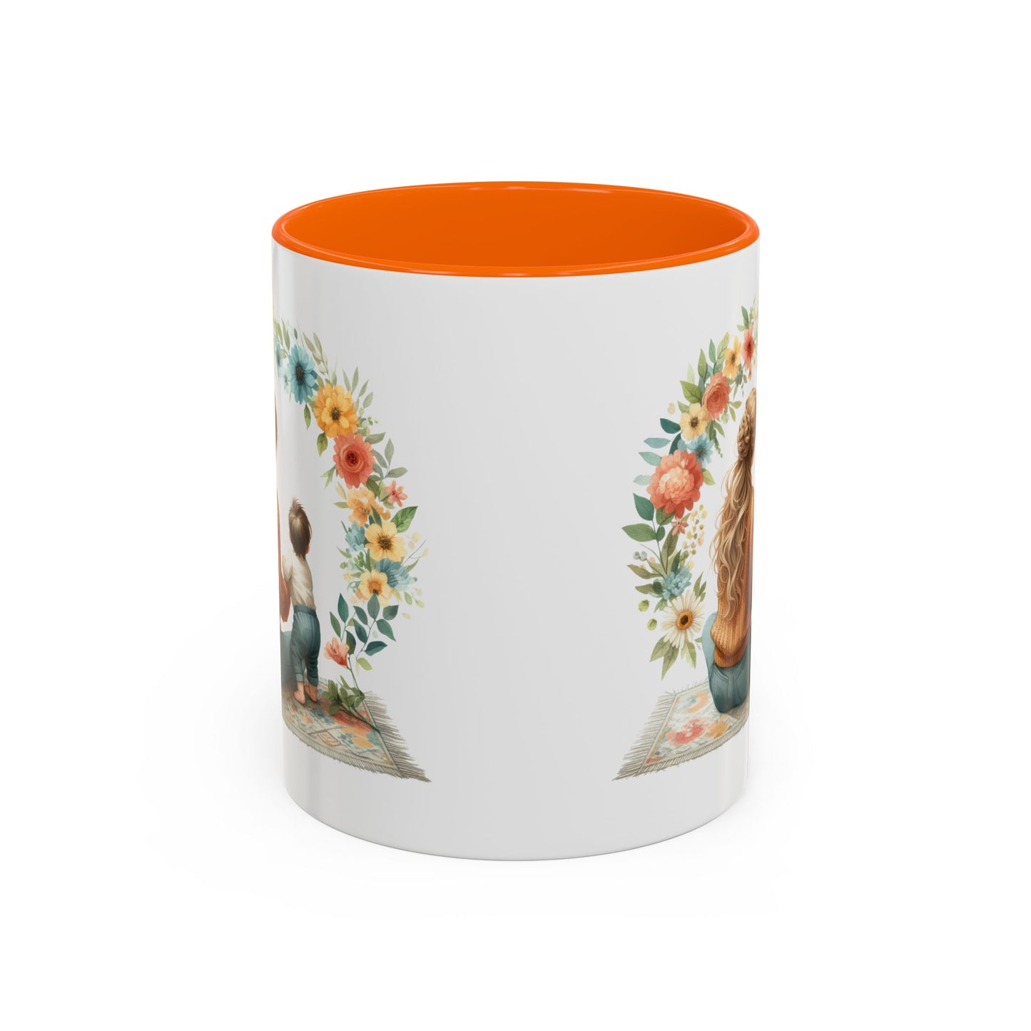 Warm Floral Family Coffee Mug - Perfect Gift for Moms, Home Decor, Cozy Vibes, Mother's Day, Tea Lovers, Baby Showers