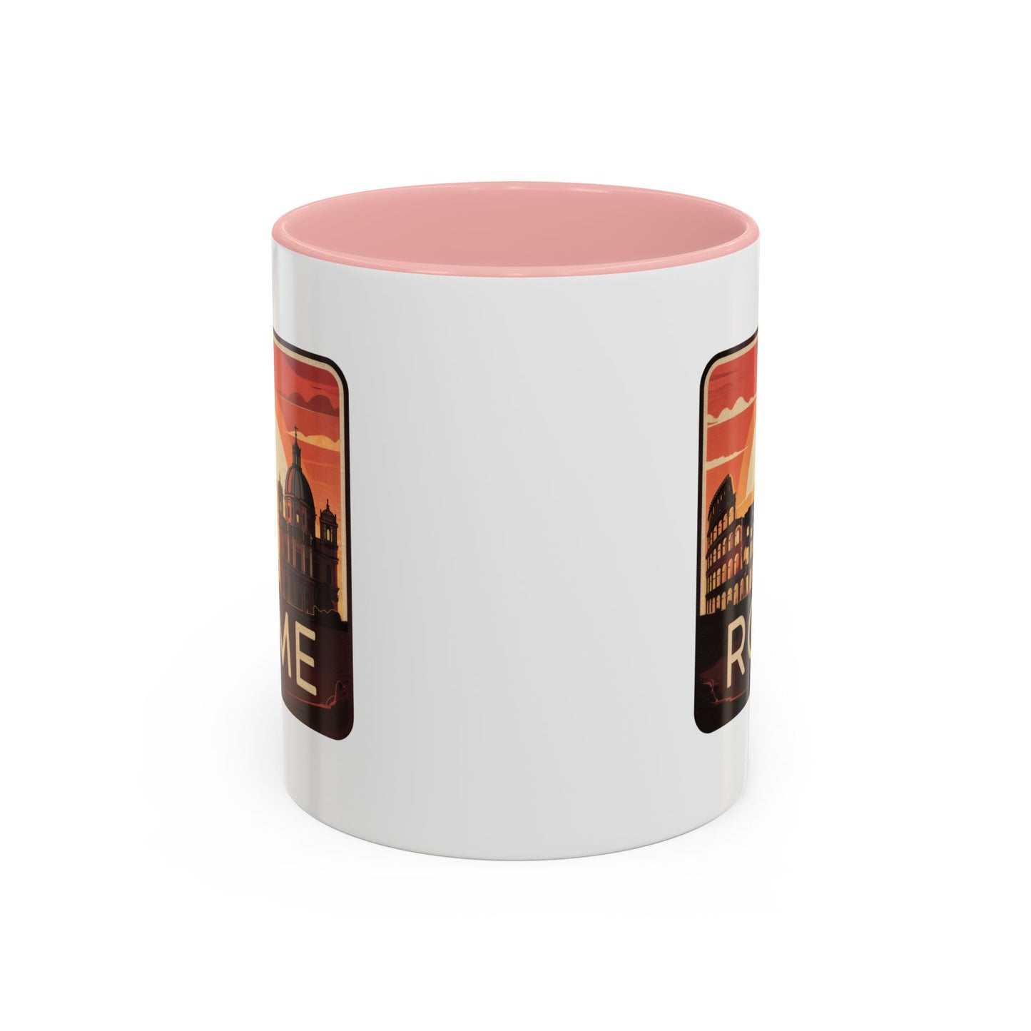 Rome Skyline Accent Coffee Mug, Travel Gift, Coffee Lovers, Home Decor, Unique Souvenir