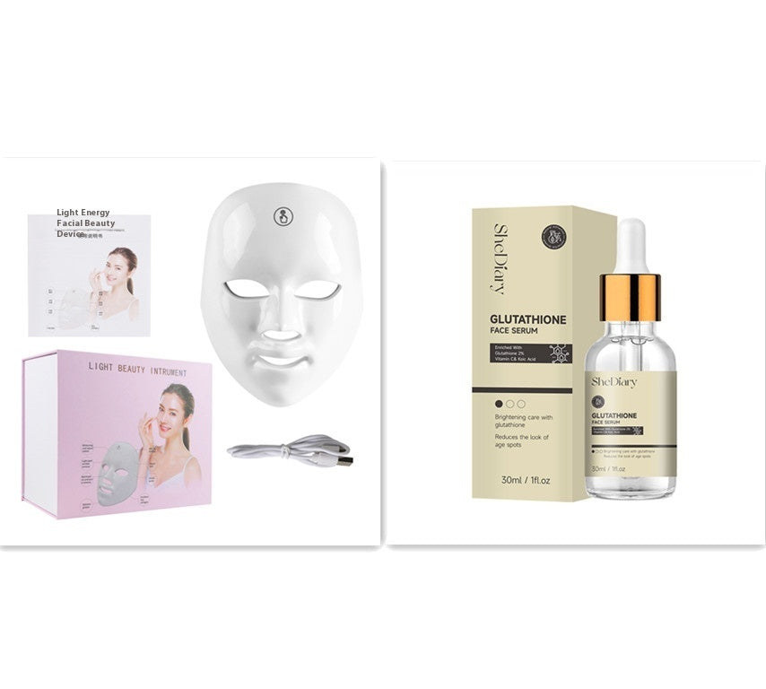 Touch Screen Seven-color Light Mask LED Photon Skin Rejuvenation