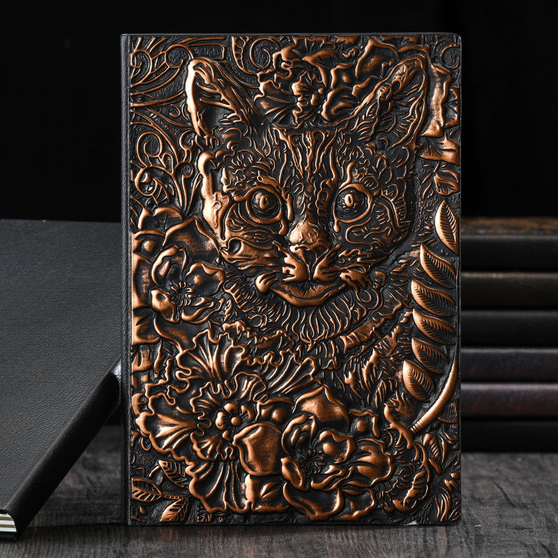 Leather Surface Notepad A5 Hardcover Vintage Diary Book